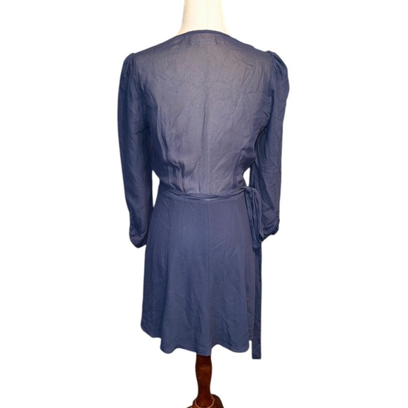Reformation Murrieta Dress Navy Blue - Picture 5 of 7